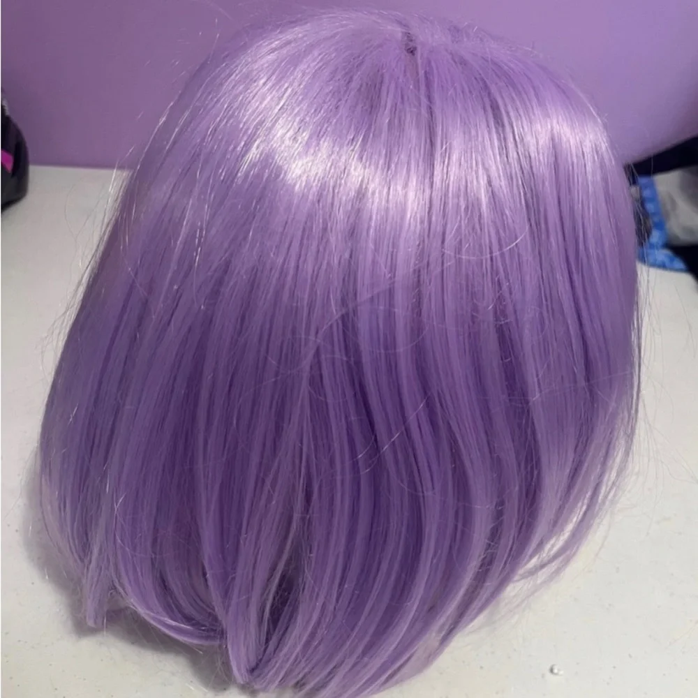 Light PURPLE synthetic hair Wig - New